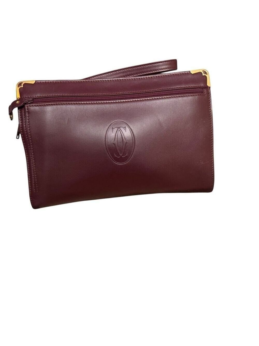 Cartier Must de Cartier Wristlet/Clutch with dust cloth, Authenticity Card